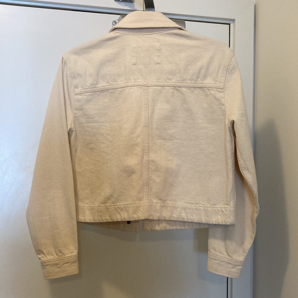 Cream Cropped Jacket | XS | Banana Republic - Picture 2 of 6